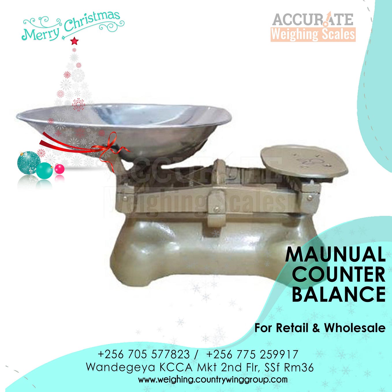 Counter scale, counter weight, manual scale, weight machine