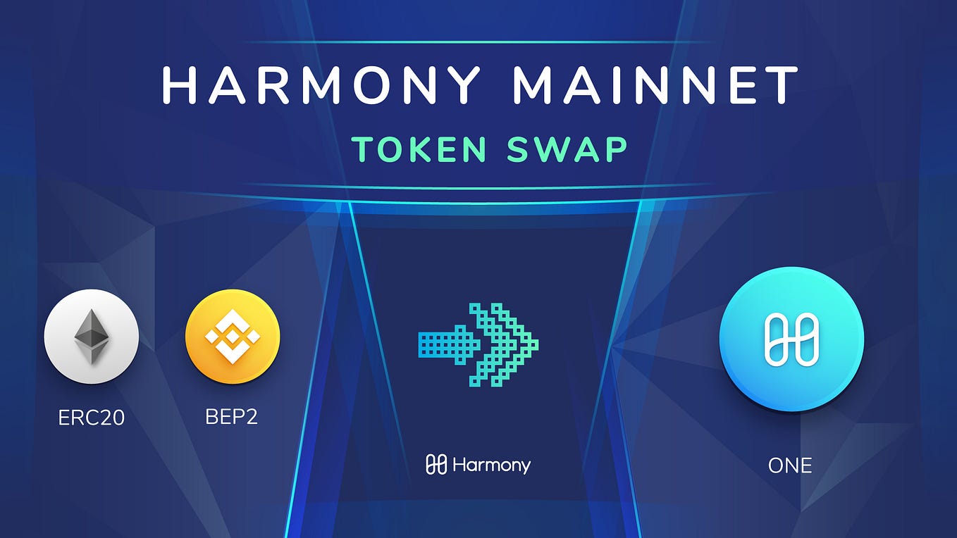 Harmony Token Swap — Launching the native ONE token