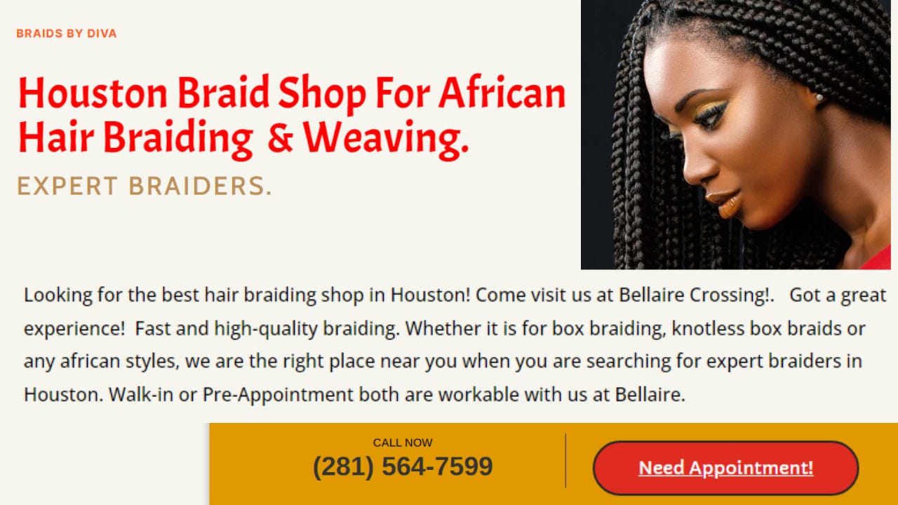 Hair Braiding Houston. Houston Braid Shop For African Hair…