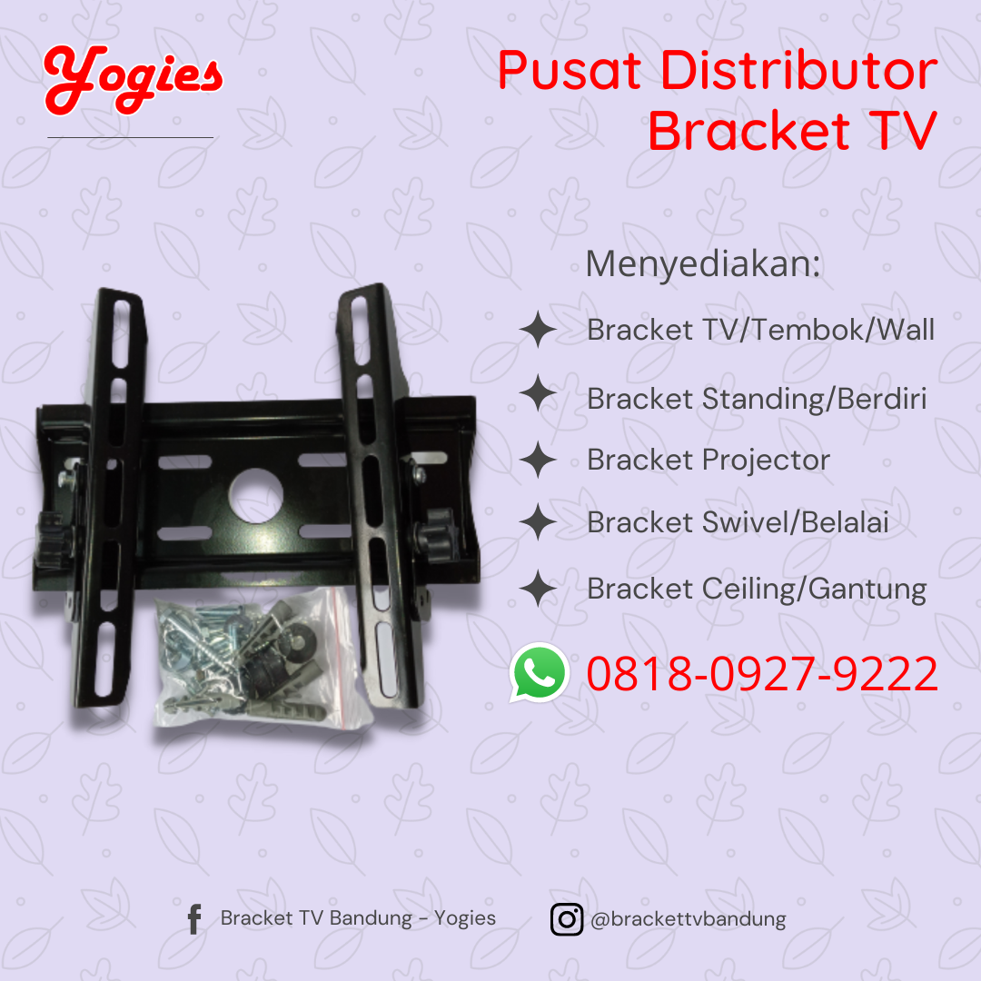 YOGIES 081809279222 — Suplier Harga Bracket Dinding TV LED Xiaomi 42
