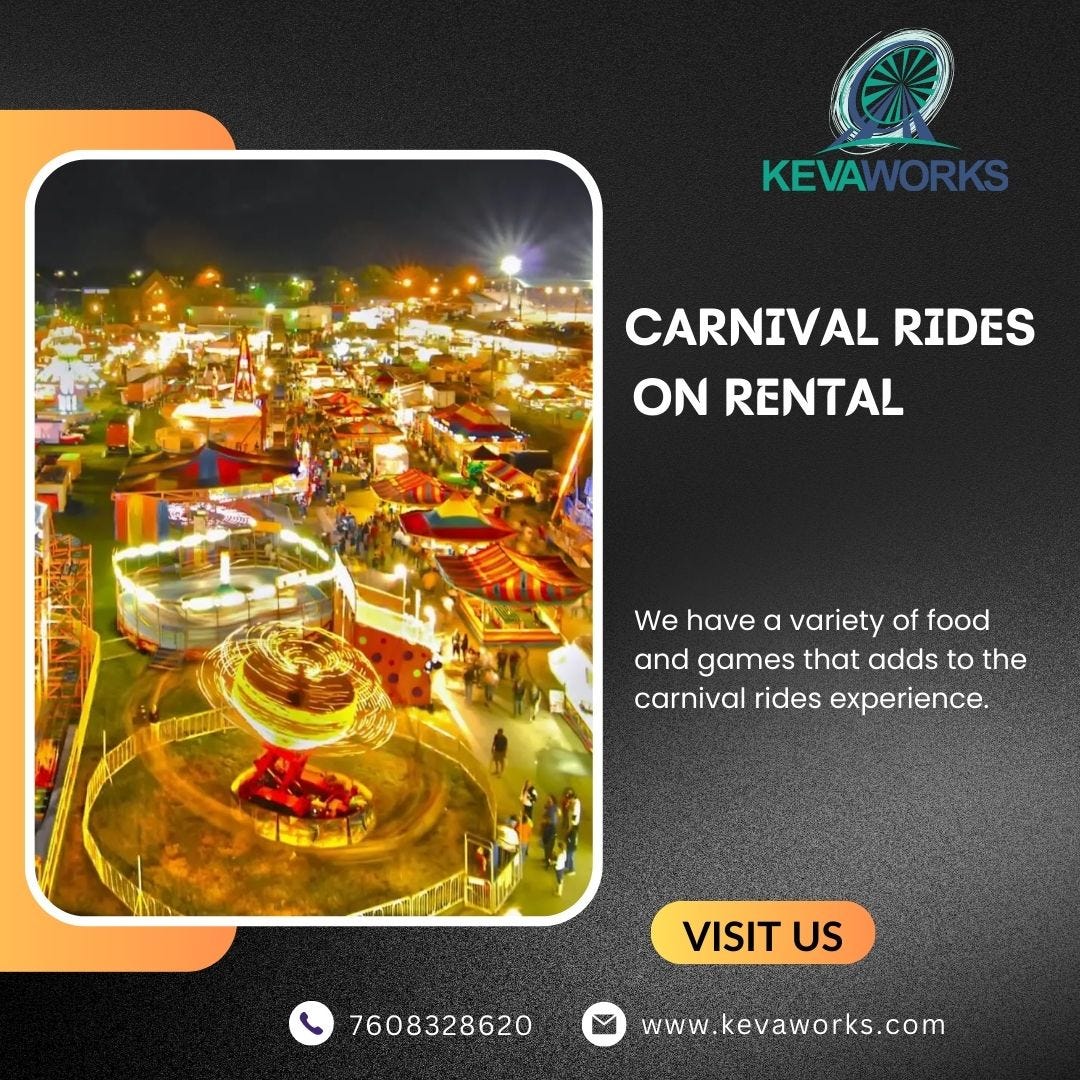 Carnival Rides In USA | KevaWorks - Keva Works - Medium