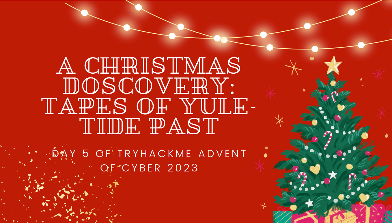Baby, it’s CeWLd outside Day 4 of TryHackMe Advent of Cyber 2023 by