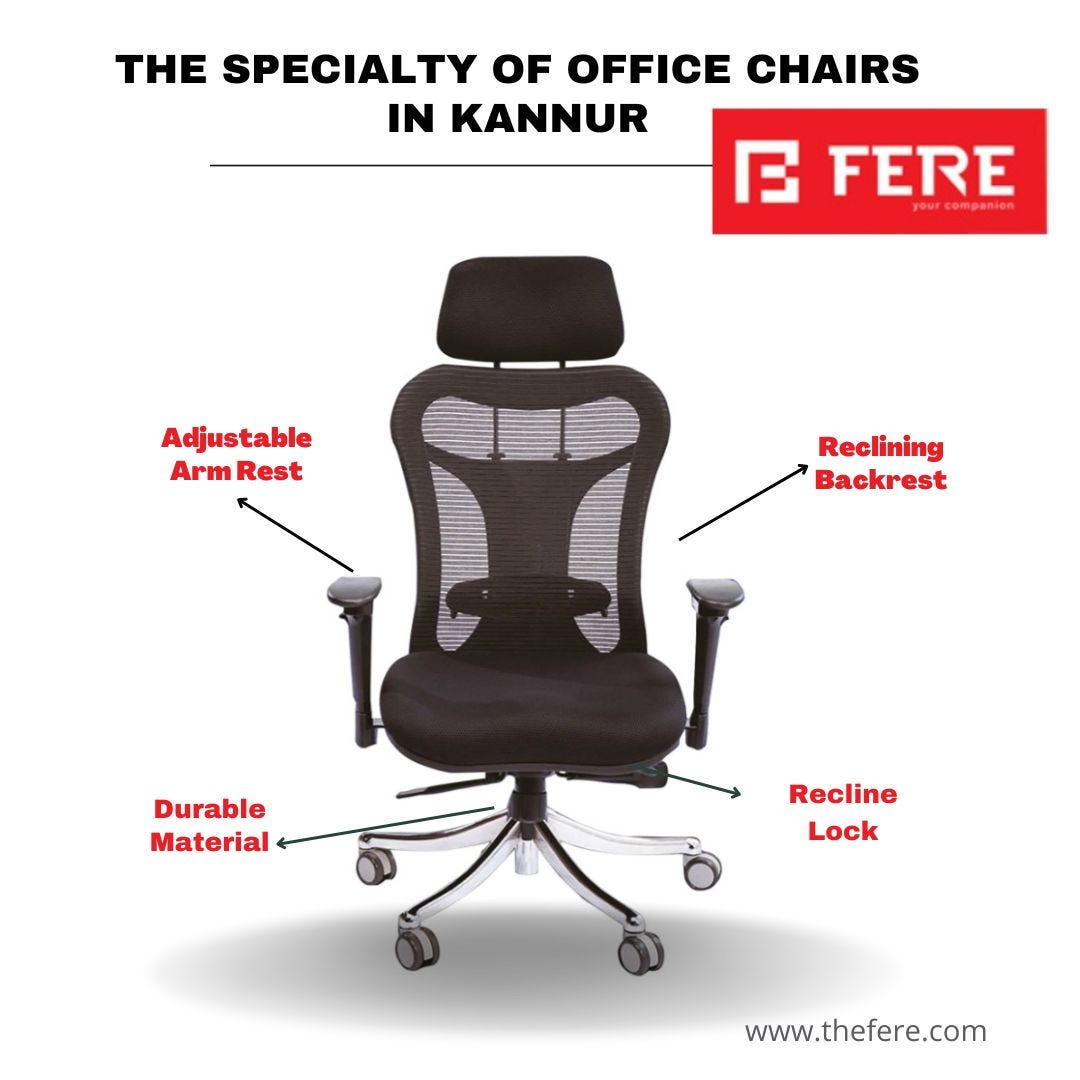 The best office chairs showroom in Calicut, Kerala by Fereseatings