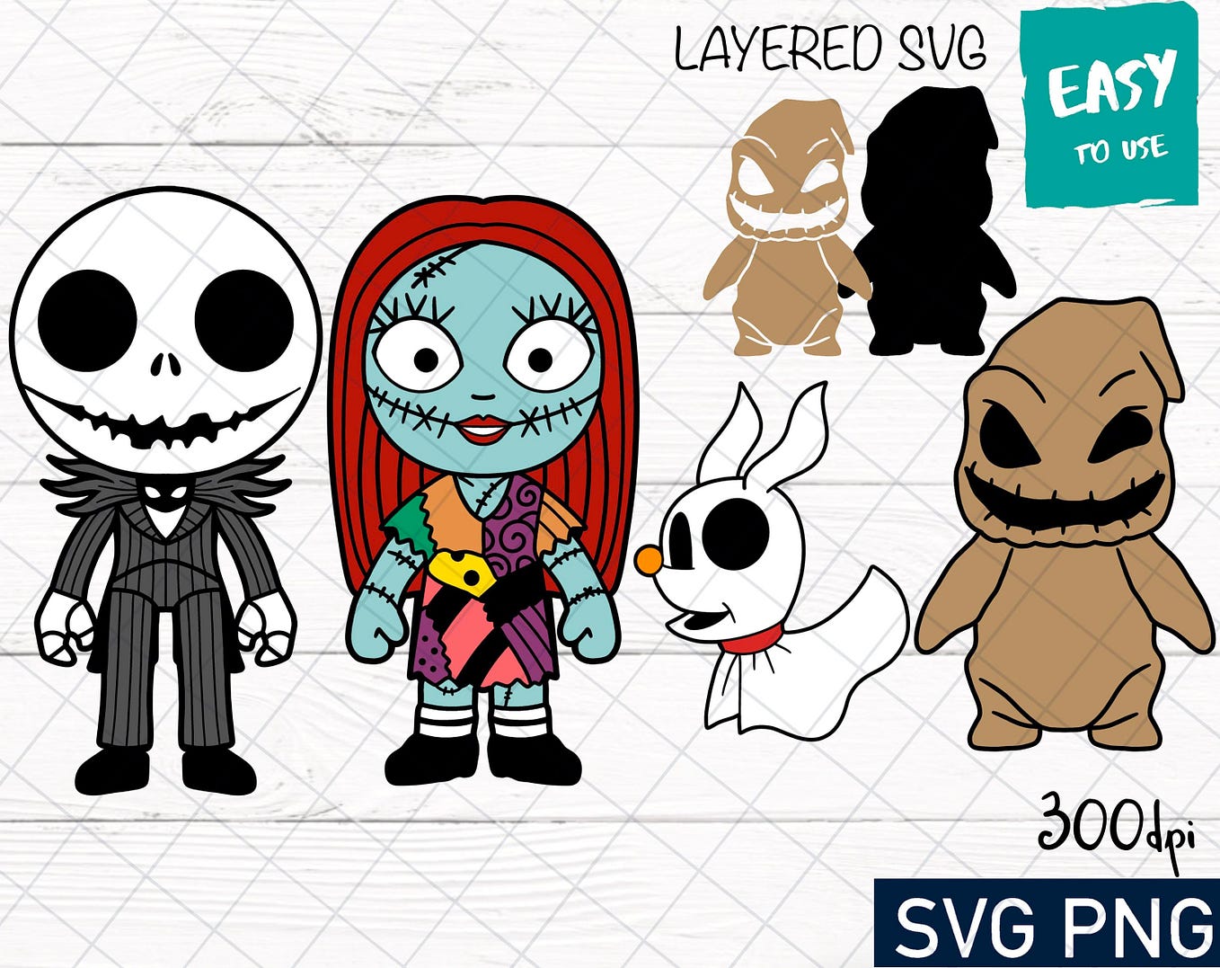 Layered Svg, Jack Skellington Svg, Sally Svg, Pumpkin Svg, Halloween ...