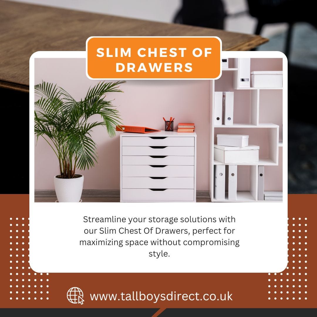 Tall Narrow Chest Of Drawers Tallboys Direct Medium