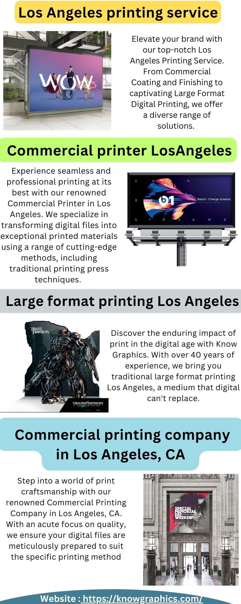 Commercial Printer Los Angeles - Graphicsknow - Medium