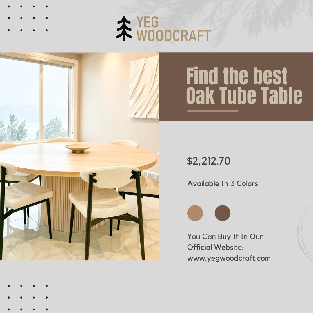Walnut Round Dining Table YEG Woodcraft Medium