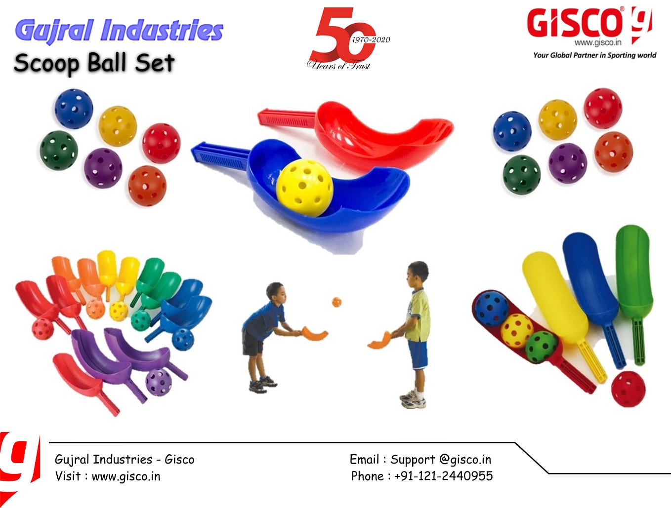 Gisco Scoop Ball Set For Kids. Gisco is now selling their creative and
