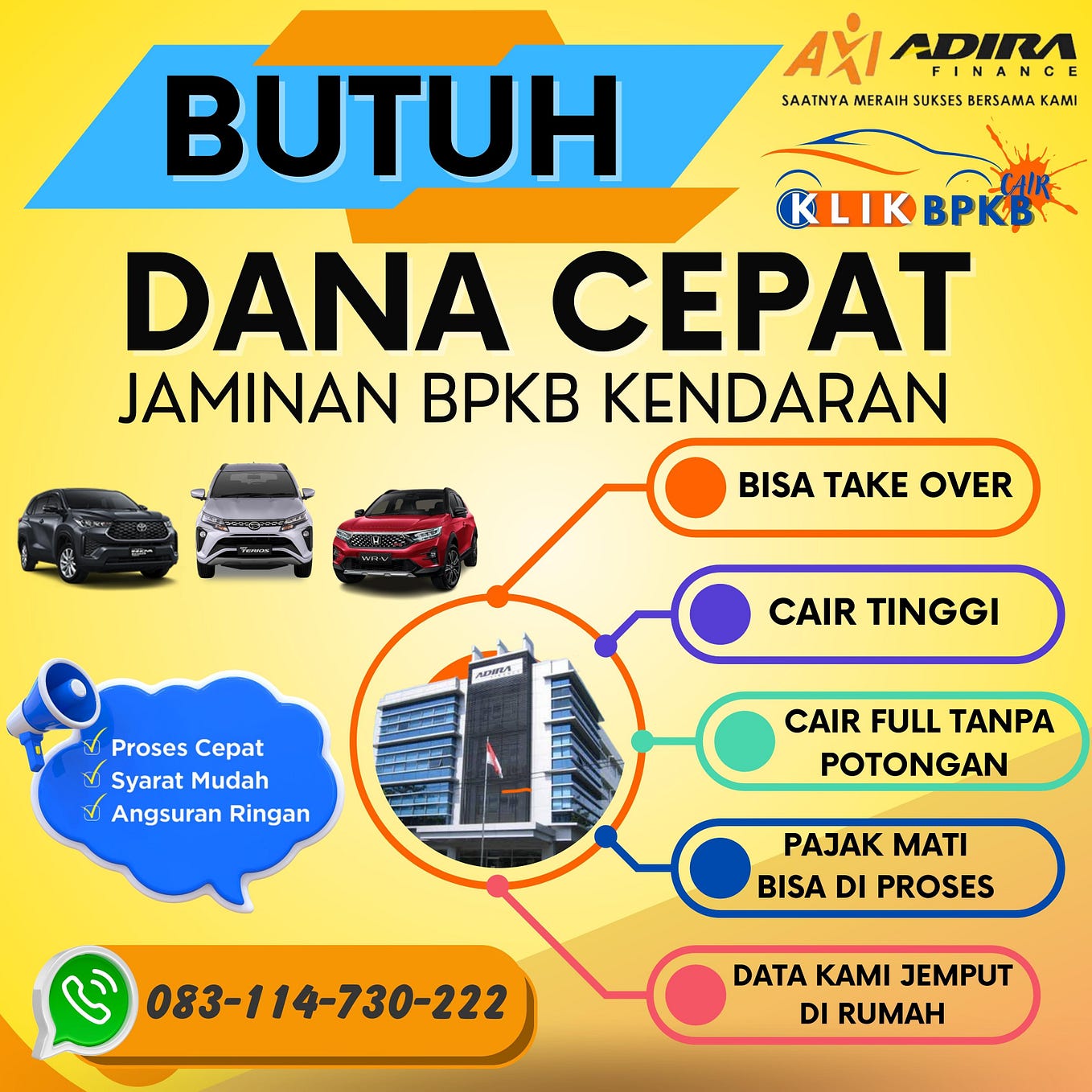Yuck Gabung jadi Mitra Axi Adira Finance | by Gadai Bpkb Mobil Motor