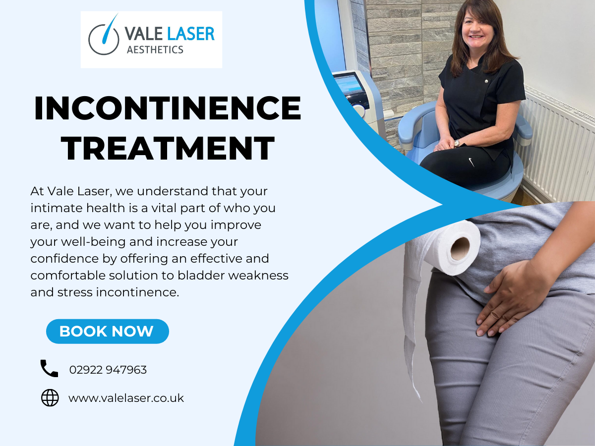 Urinary Incontinence Treatment at Vale Laser Clinic by Vale Laser