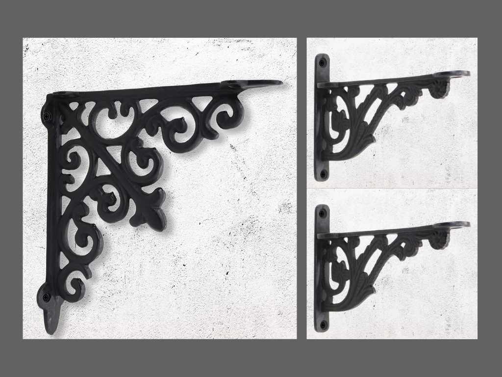 Cast Iron Shelf Brackets Antique Shelf Brackets — Mystic Colonial