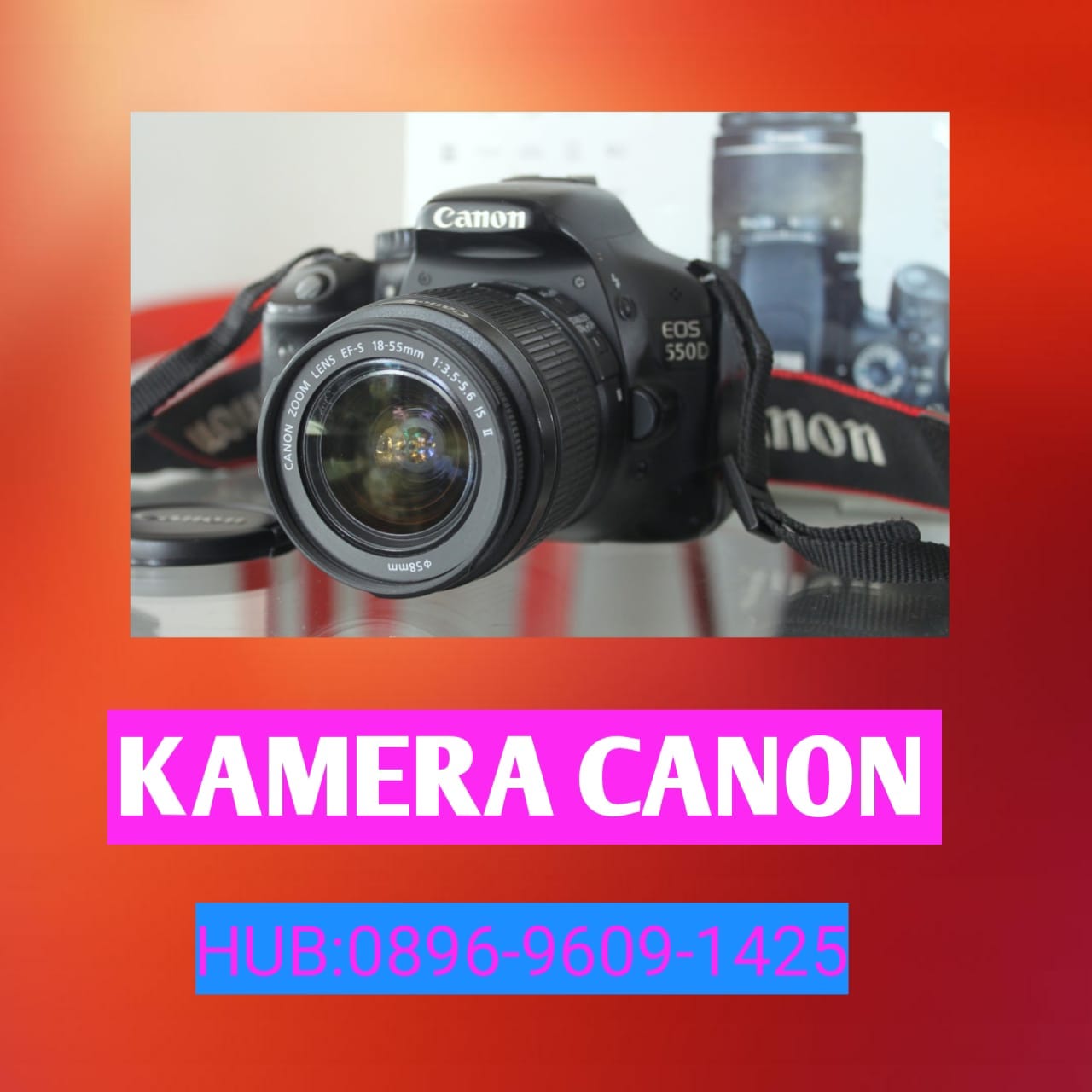 kamera dslr murah 2 jutaan canon eos 550D kit BANDUNG -  Agencairanpembersihporselen - Medium