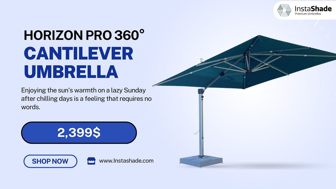 What is the difference between cantilever and offset patio umbrellas