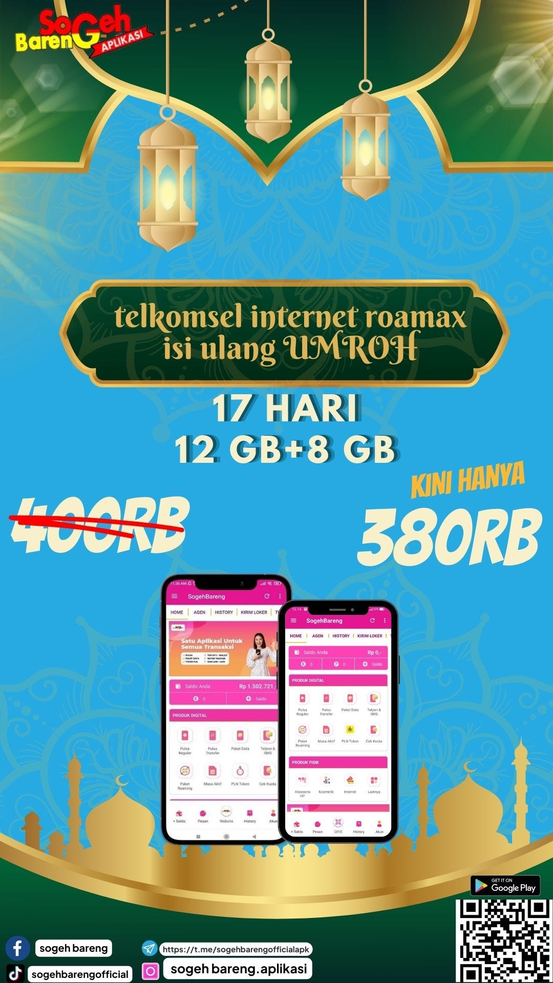 Telkomsel Roamax Umtroh Kota Pontianak manis gurih Medium
