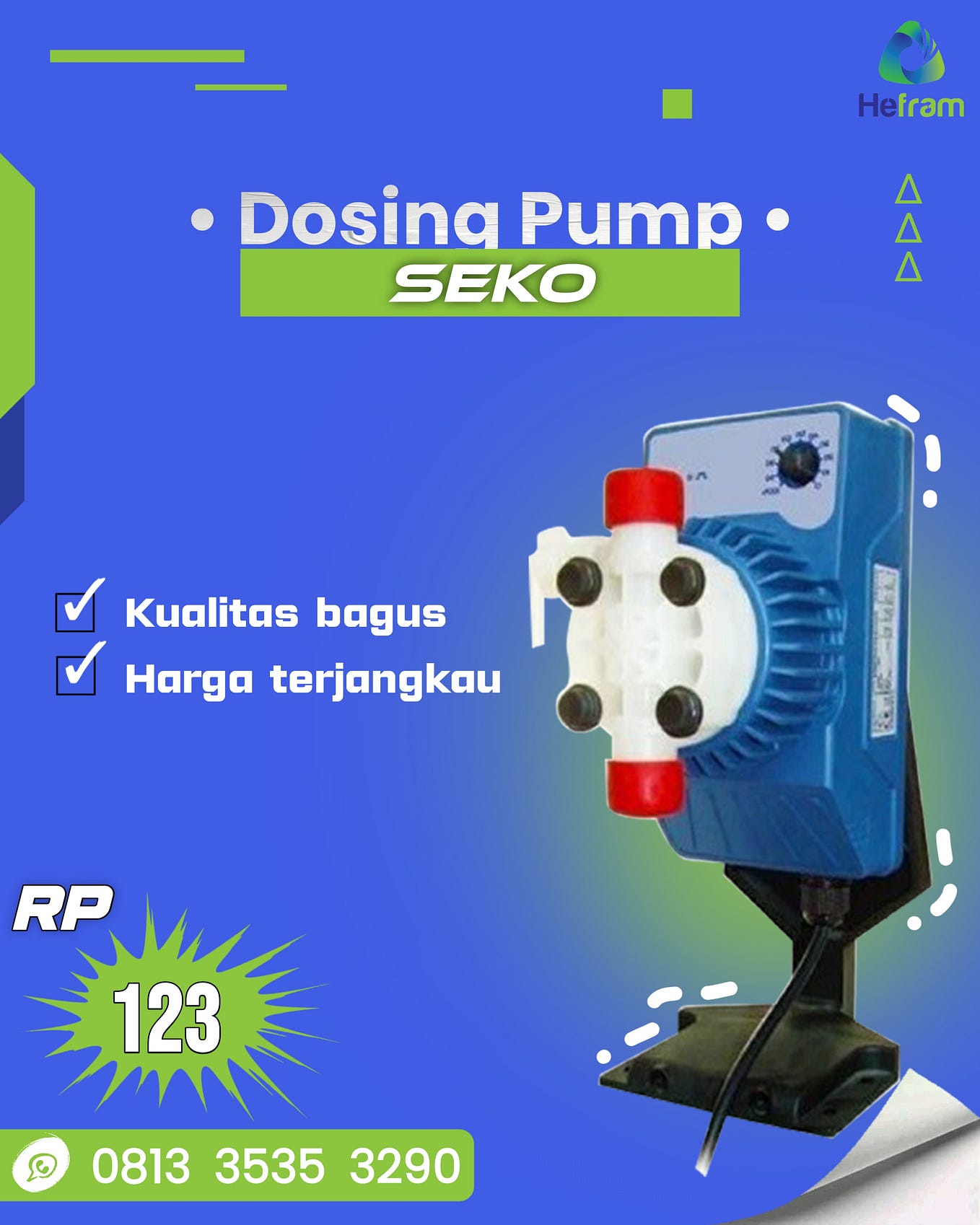 Dosing Pump Reef Aggil Hefram Medium