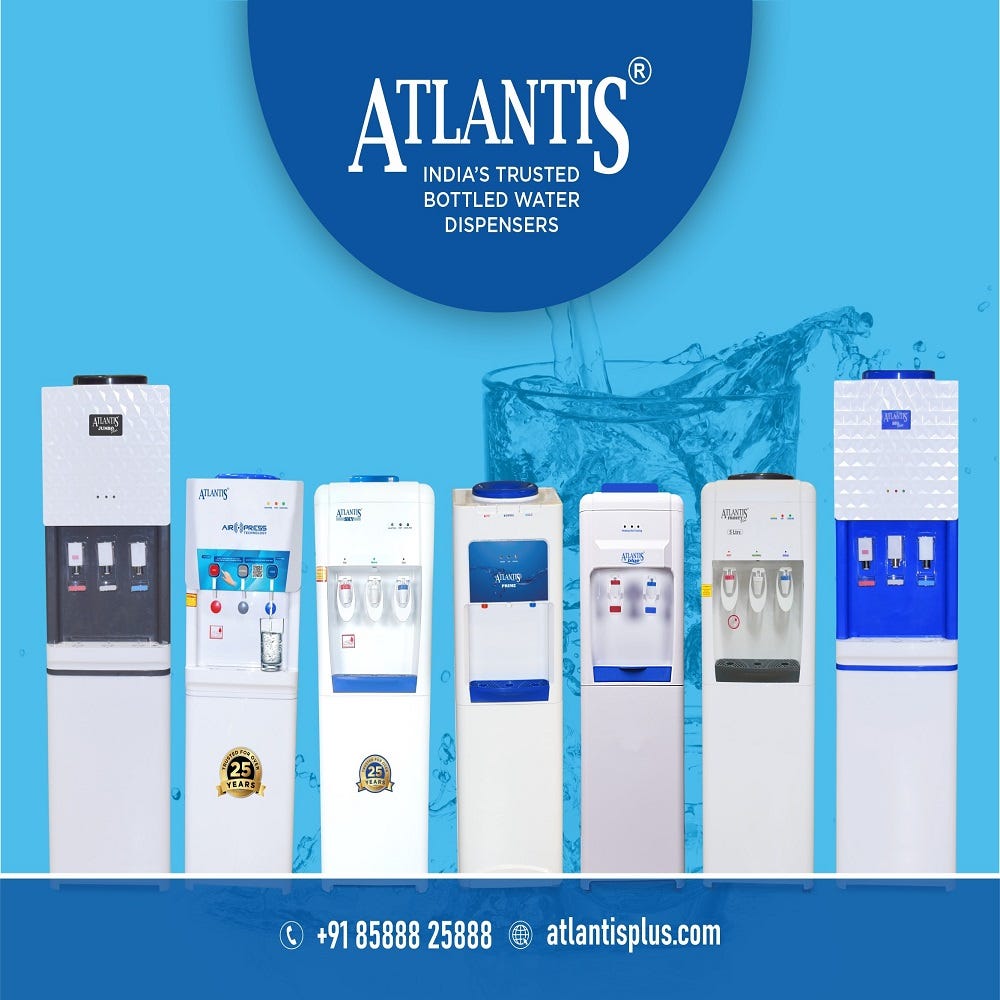List Of Hot and Cold Water Dispenser by Atlantis Plus Medium