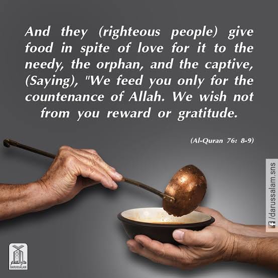 Of Those Who Share Their Food With The Poor: A Student's Thought Seen Through Scriptures