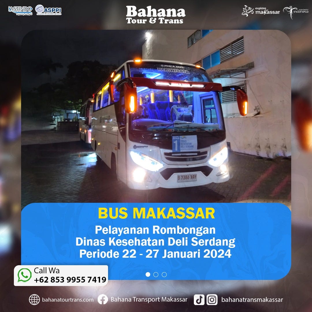 Pariwisata Makassar Berkembang Pesat: Peran Vital Bus Pariwisata dalam Menggapai Potensi