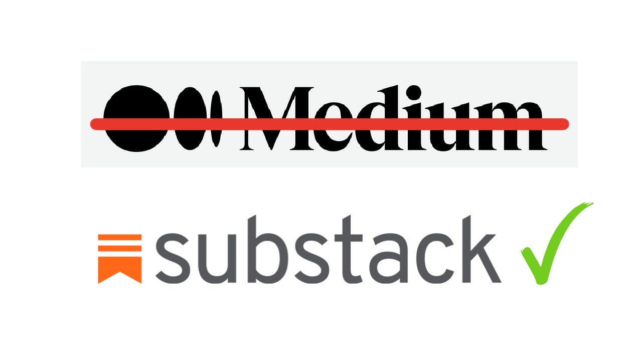 Why I Quit Medium And Moved To Substack