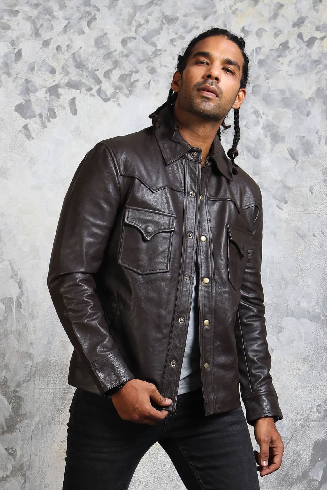 Inclusive Fashion Plus Size Leather Biker Jackets for Men | by ...