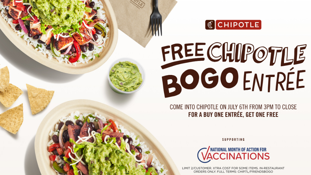 Chipotle Promo Code Reddit April (2023), Online Free Delivery by