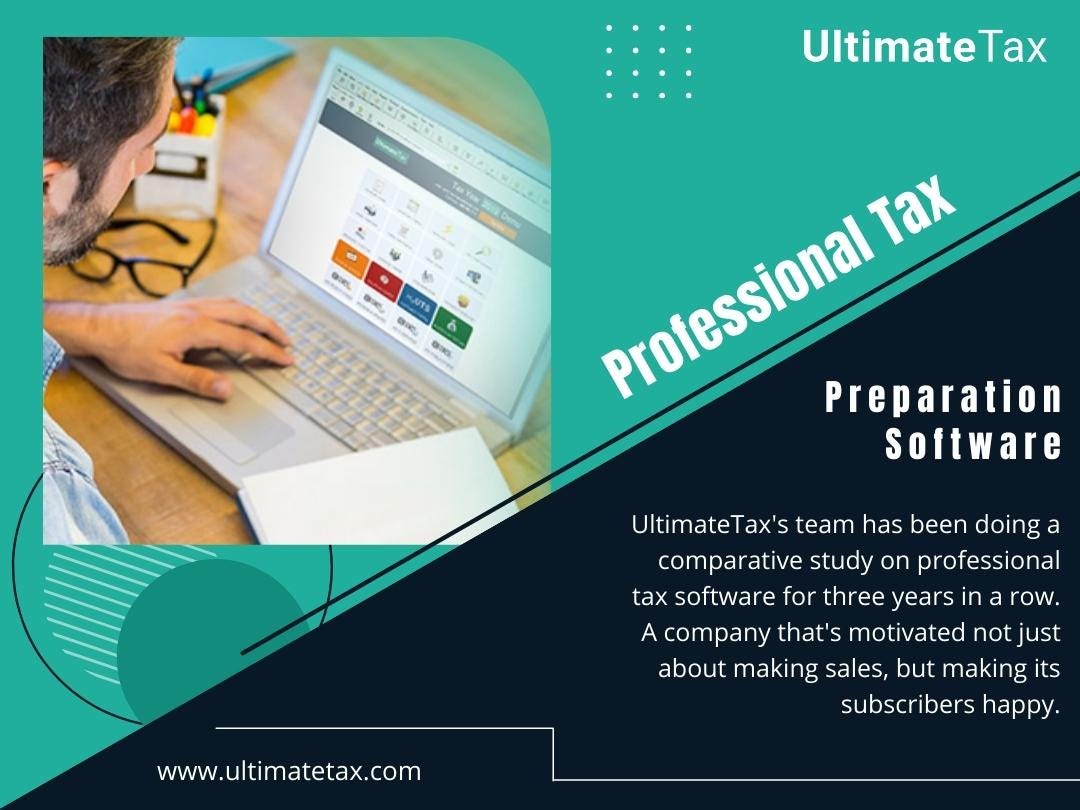 Professional Tax Preparation Software by UltimateTax Medium