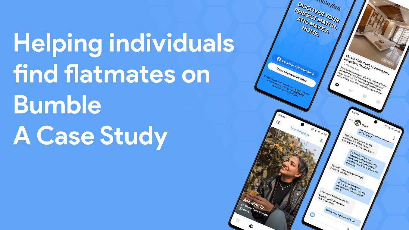 Helping individuals find flatmates on Bumble: A Case Study
