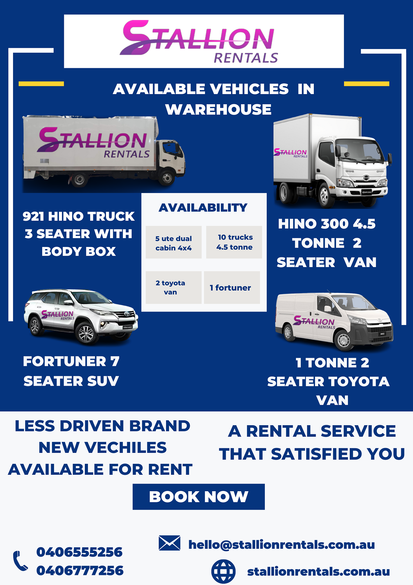 Hire car in Melbourne stallion rentals Medium