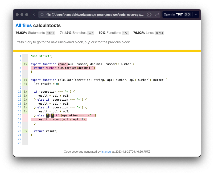 Awesome Jest Tip Coverage Report by Steve Cruz stevecruz Medium