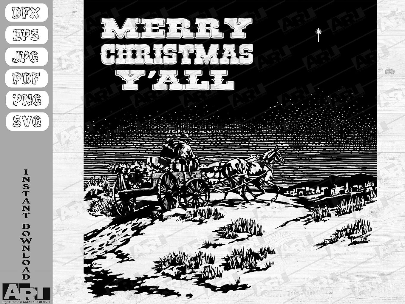 Christmas SVG Camper Van, Camping SVG, Happy Camper SVG with Christmas