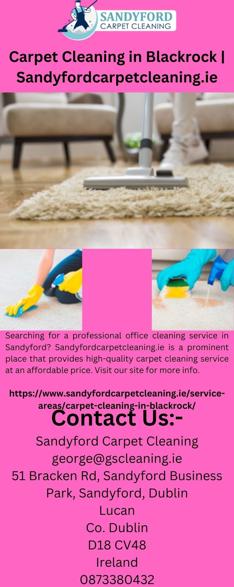 Carpet Cleaning Sandyford Sandyfordcarpetcleaning.ie Sandy Ford