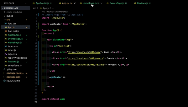 How to Create a NavBar using React Router | by Amy Ago | Dev Genius