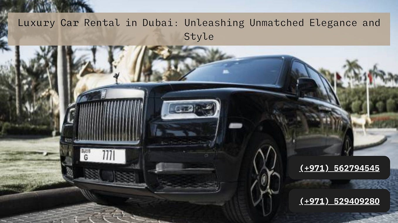 Best Luxury Car Rental Dubai Service | MKV Luxury Car Rental Dubai | by