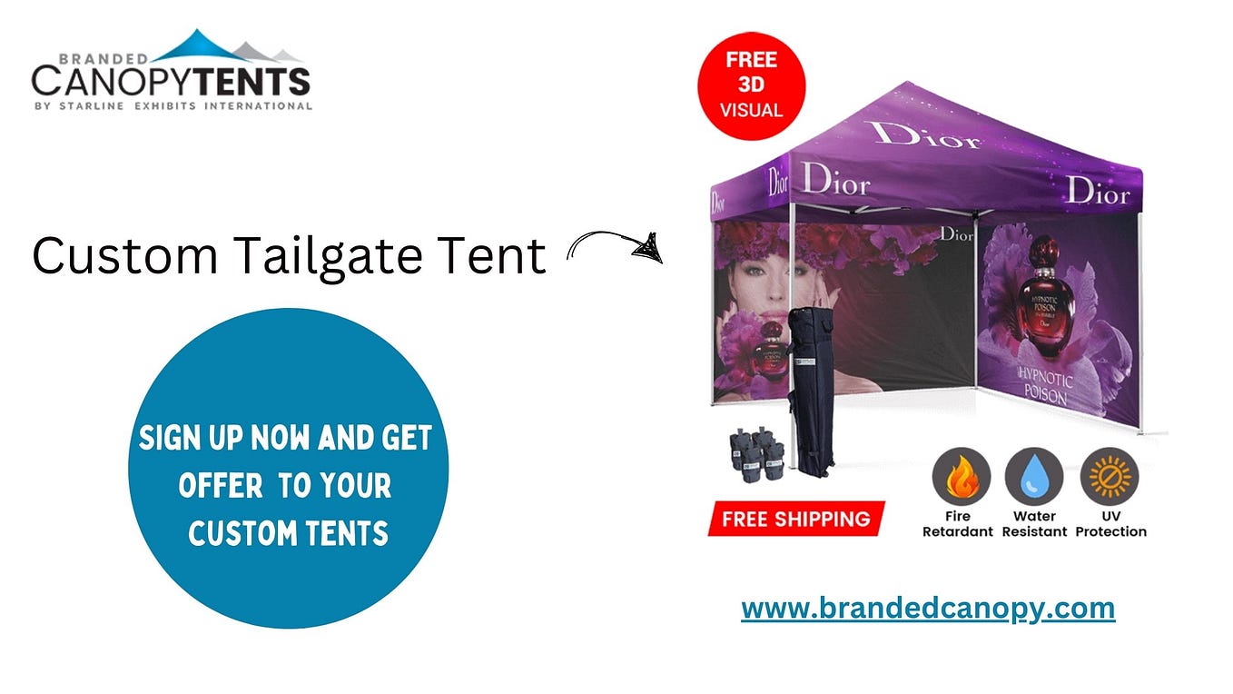 Custom Tailgate Tent Your Ultimate Pop Up Canopy Solution by Jesmin