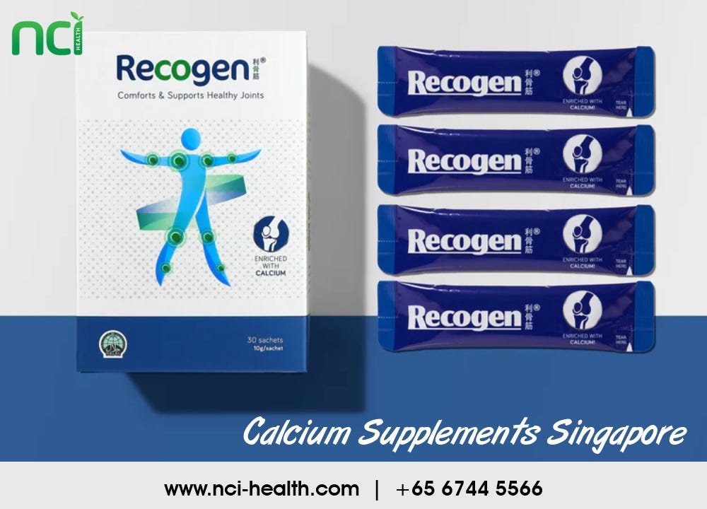 Krill Oil, Bone K+ Calcium Supplements Singapore NCI Health Medium