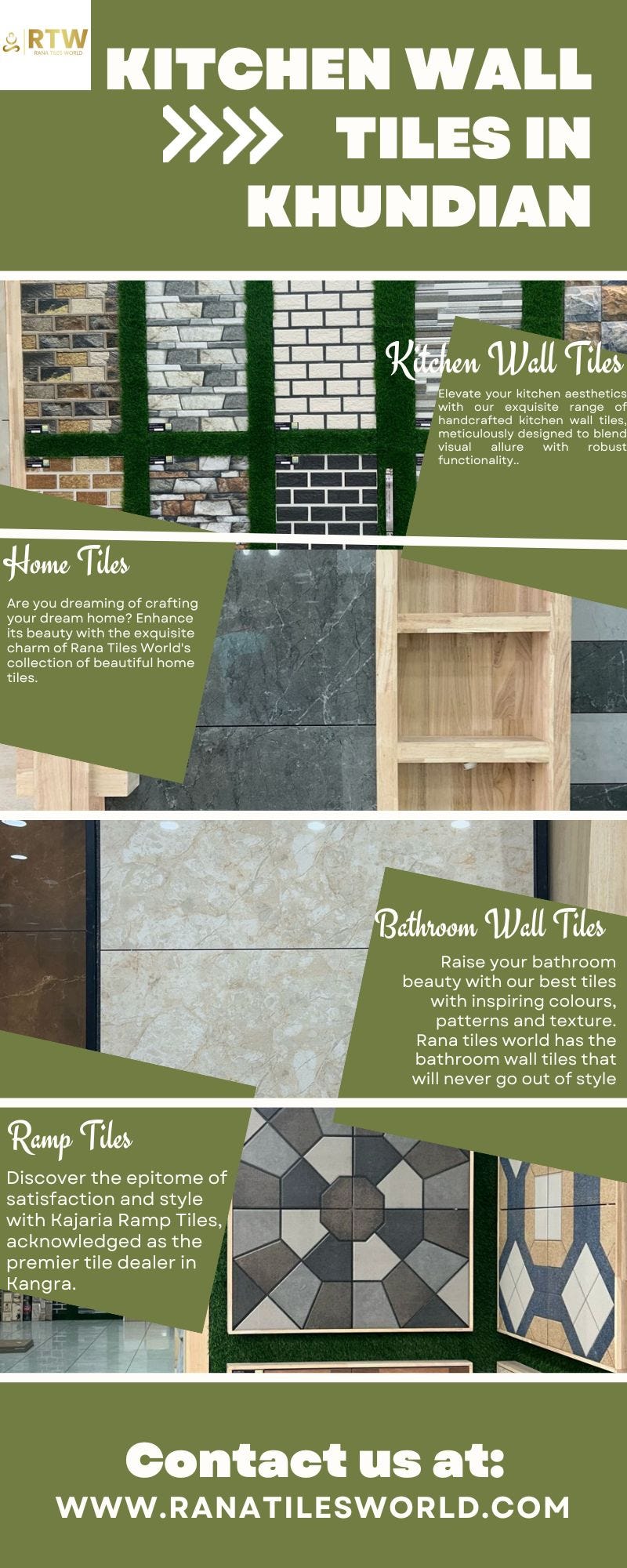 Rana Tiles World Unveils the Beauty of 2x2 Floor Tiles in Khundian