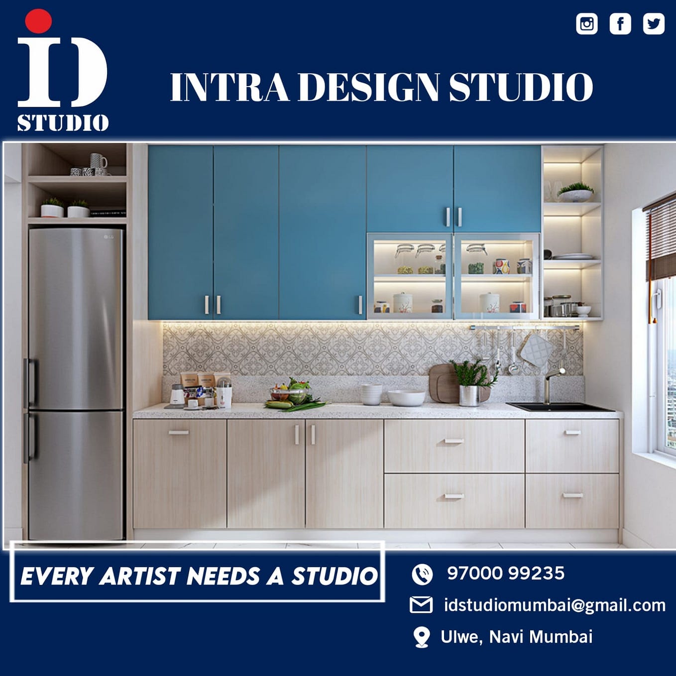 Interior Designer in Navi Mumbai ID Studio — Modular Kitchen Ulwe