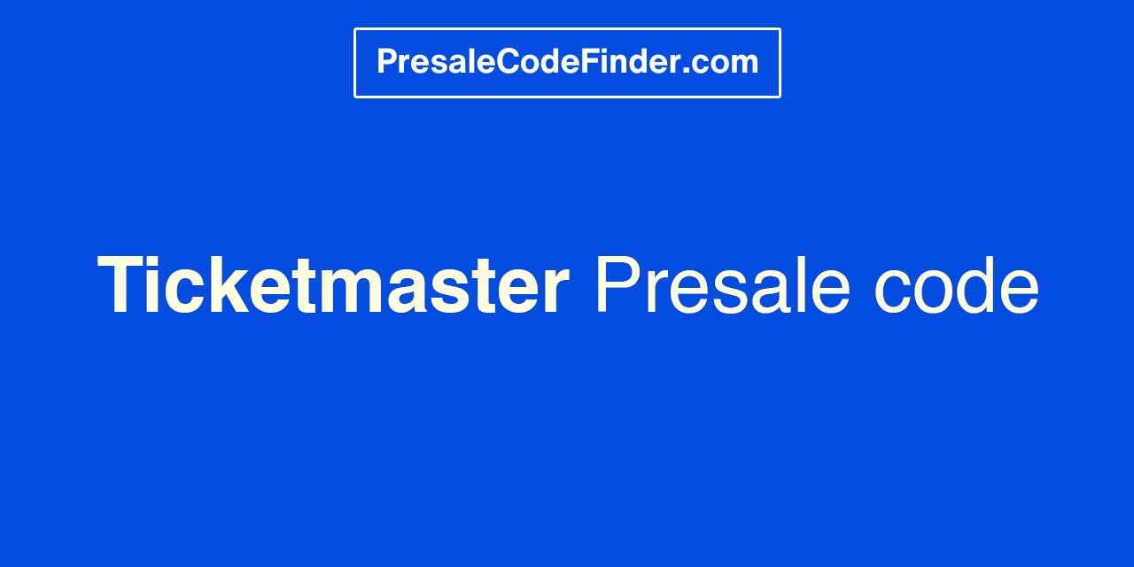 How to Get Live nation Presale Code? by Presale Code Finder Medium
