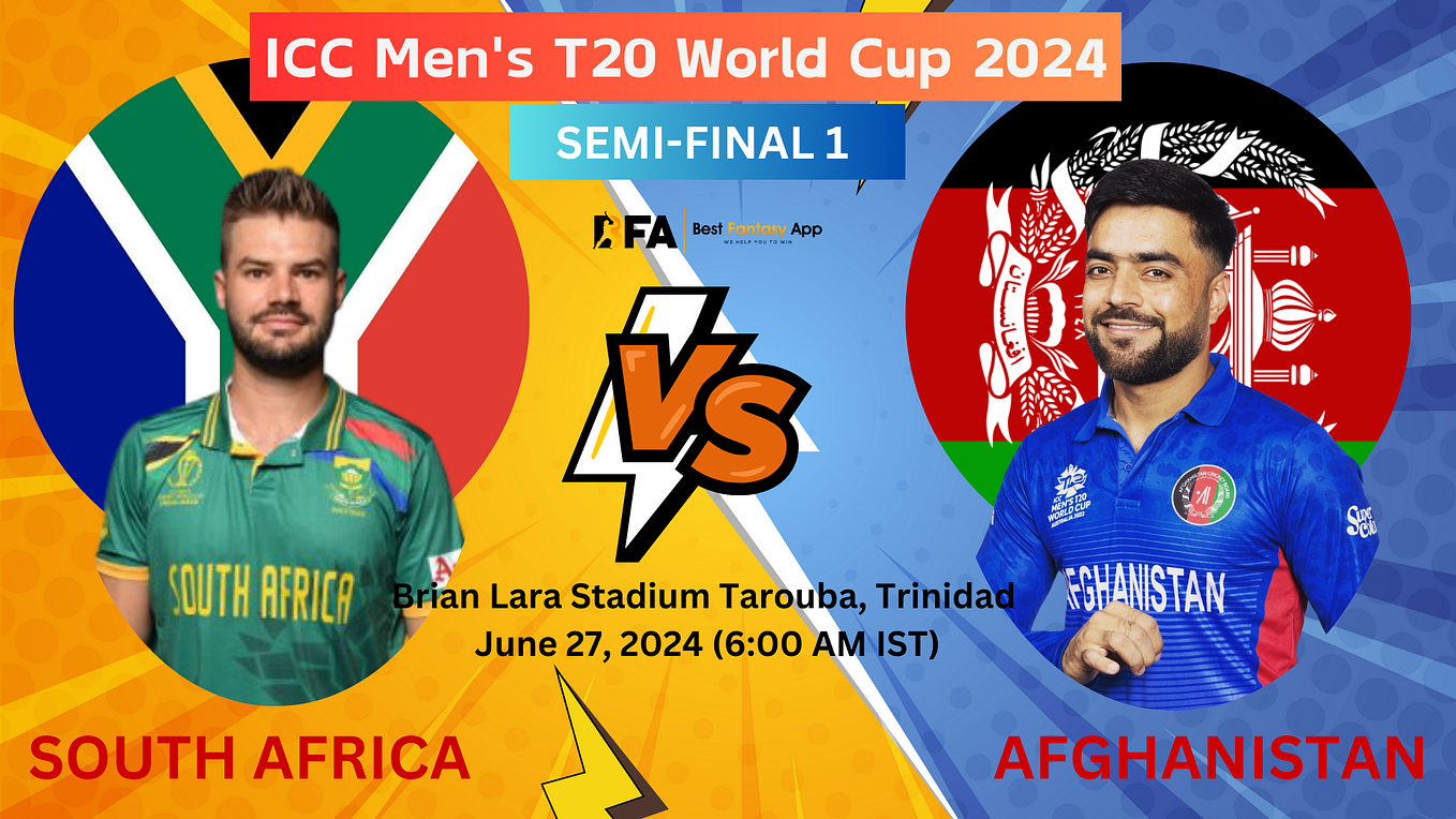 ENG vs SA Dream11 Prediction Today Match 45, ICC T20 World Cup 2024