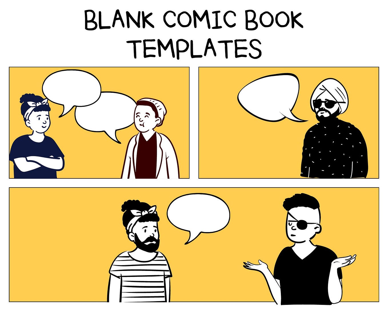 How to Draw Your Own Comics with Blank Comic Book, by Liana Milton Books