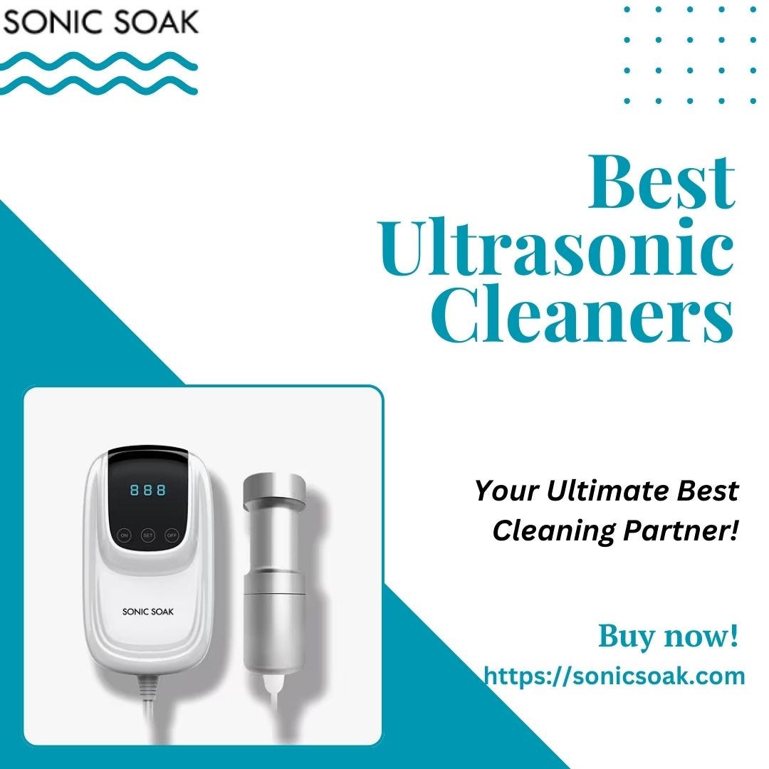 Gentle and Effective Ultrasonic Cleaner for Retainers Sonic Soak Medium