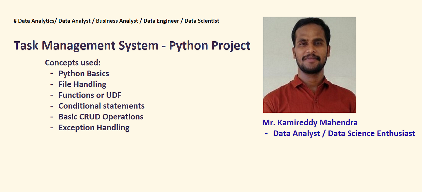 Data Analysis Using - Python. Role of Python in Data Analysis | by ...