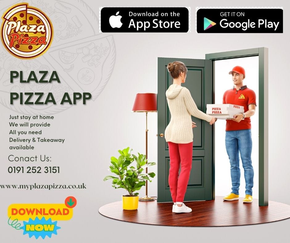 Pizza Takeaway App. Best app for Pizza Delivery by plaza pizza Medium