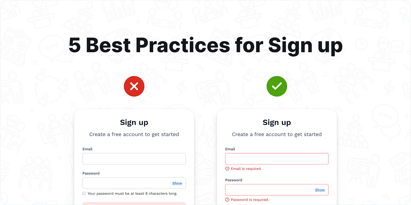 5 Best Practices for the Sign-up Flow (with examples!)