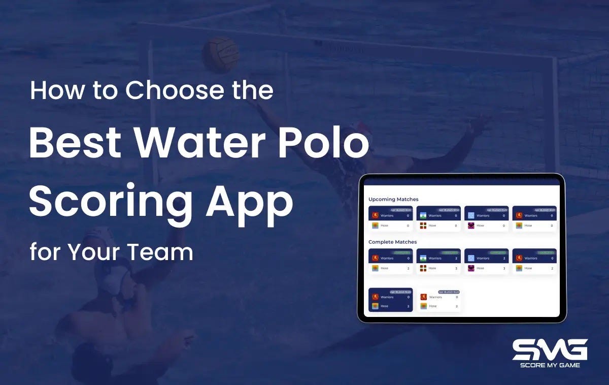 How the Water Polo Scoring App Enhances the Game | by Scoremygame | Medium
