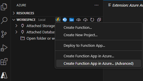 Deploy Python Script to Azure Functions App