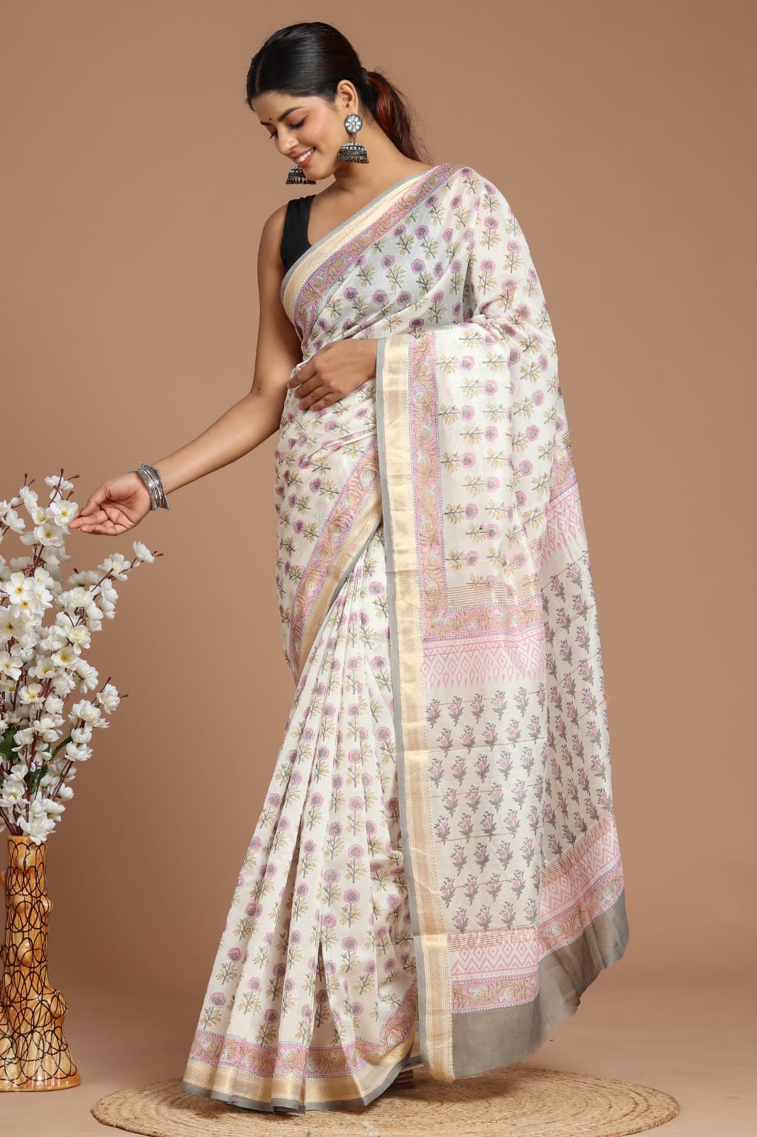 The Timeless Elegance of Chanderi Silk Sarees  by Theblockart  Medium