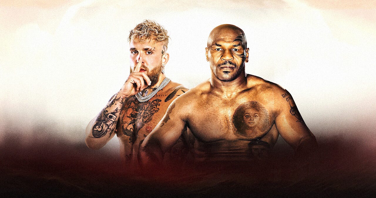 Mike tyson and jake paul history