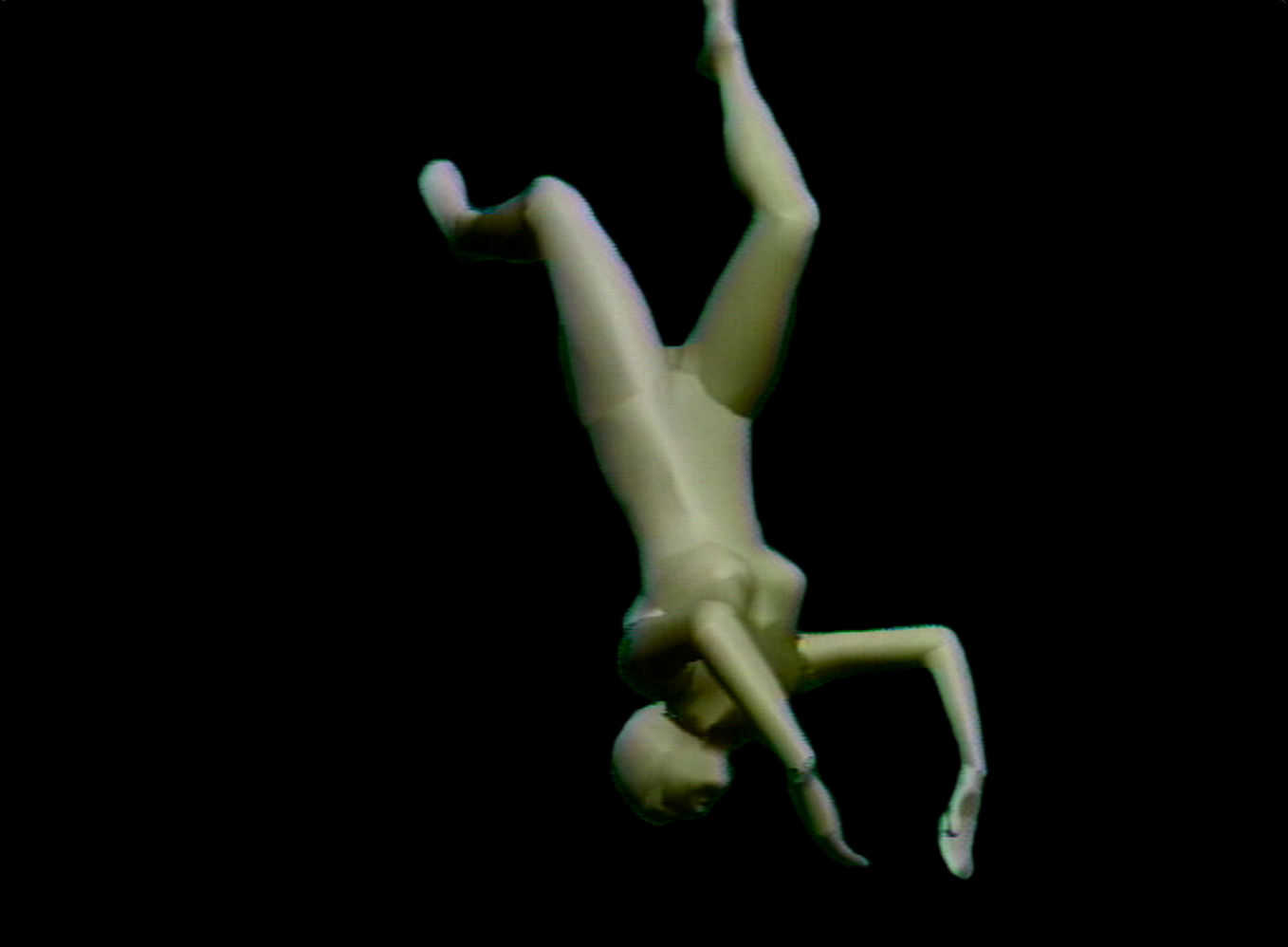 Rebecca Allen, “Swimmer (in the abyss),” 1981