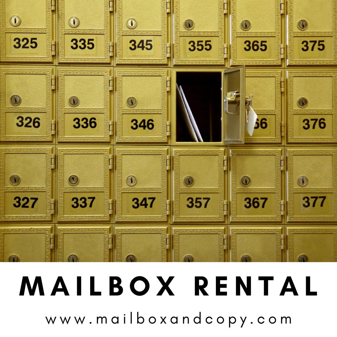 Mailbox Rental- Sign up today and get your first month FREE ...